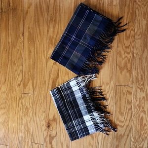 2 Cashmere Feel Acrylic Scarves